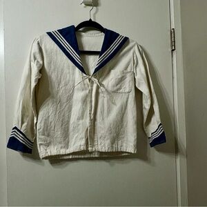 Vintage Sailor Collar Blouse